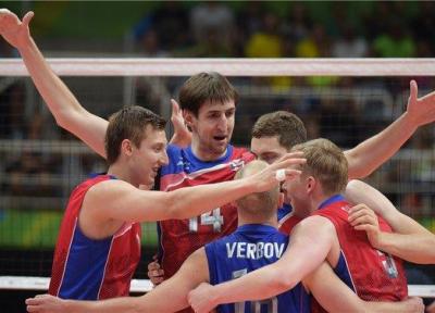 والیبال روسیه به نیمه نهایی المپیک 2016 راه یافت