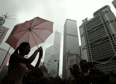 رشد مالی هنگ کنگ منفی شد