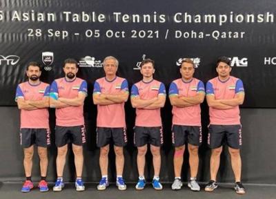 پنجمی ایران در تنیس روی میز قهرمانی آسیا