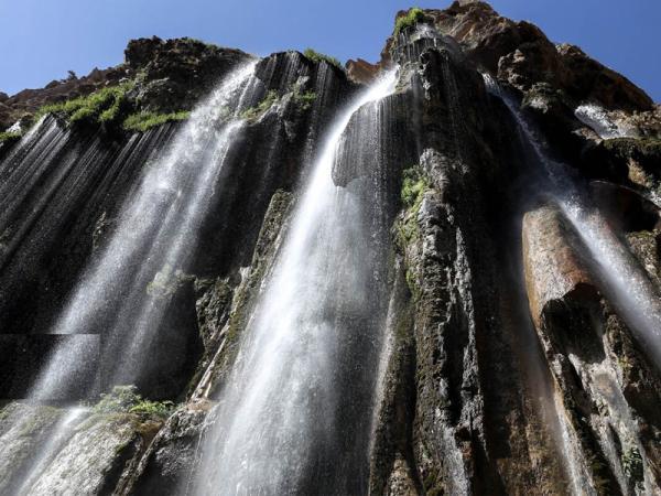 مرتفع ترین آبشار چشمه ای ایران، مارگون